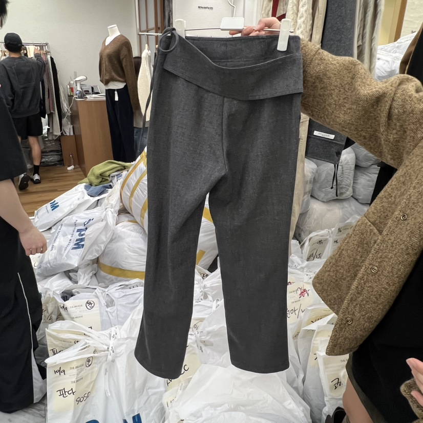 BREATHE韓國代購㊣女裝新品人氣時尚25秋冬推薦休閑褲含腰帶BREATHE休閑褲