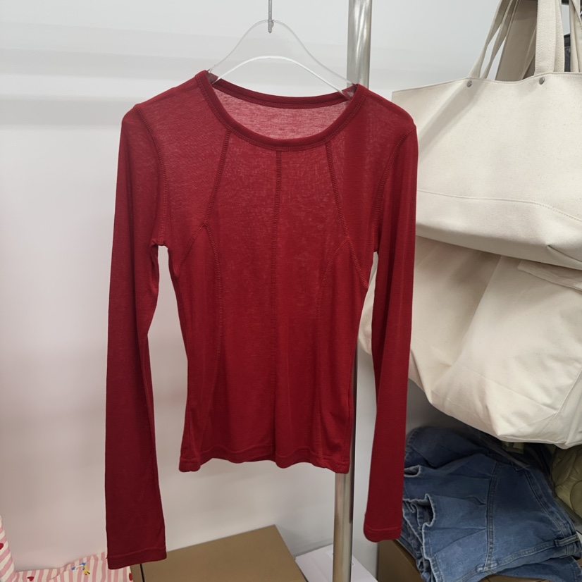 TOPDRESSING東大門㊣代購女裝新品真品休閑25秋冬時尚長袖T恤TOPDRESSING長袖T恤圖色3