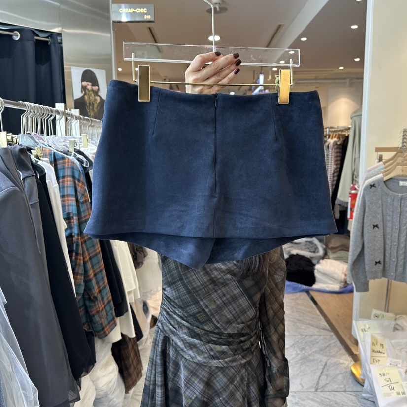 CHEAP-CHIC東大門㊣代購女裝新款熱賣休閑25秋冬真品裙褲口袋CHEAP-CHIC/CHARLES THE SECOND裙褲
