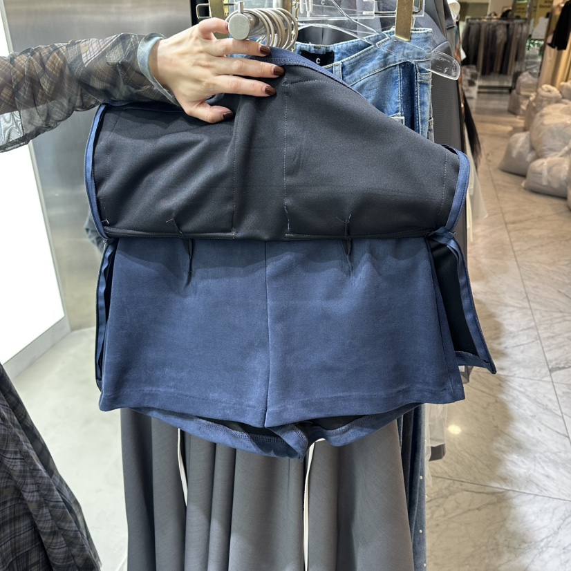CHEAP-CHIC東大門㊣代購女裝新款熱賣休閑25秋冬真品裙褲口袋CHEAP-CHIC/CHARLES THE SECOND裙褲