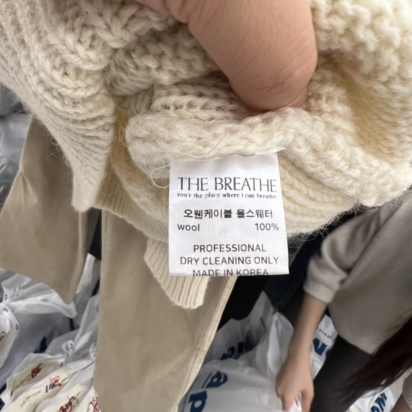 BREATHE東大門㊣直郵女士新品真品人氣熱賣時尚針織衫不含圍巾BREATHE針織衫
