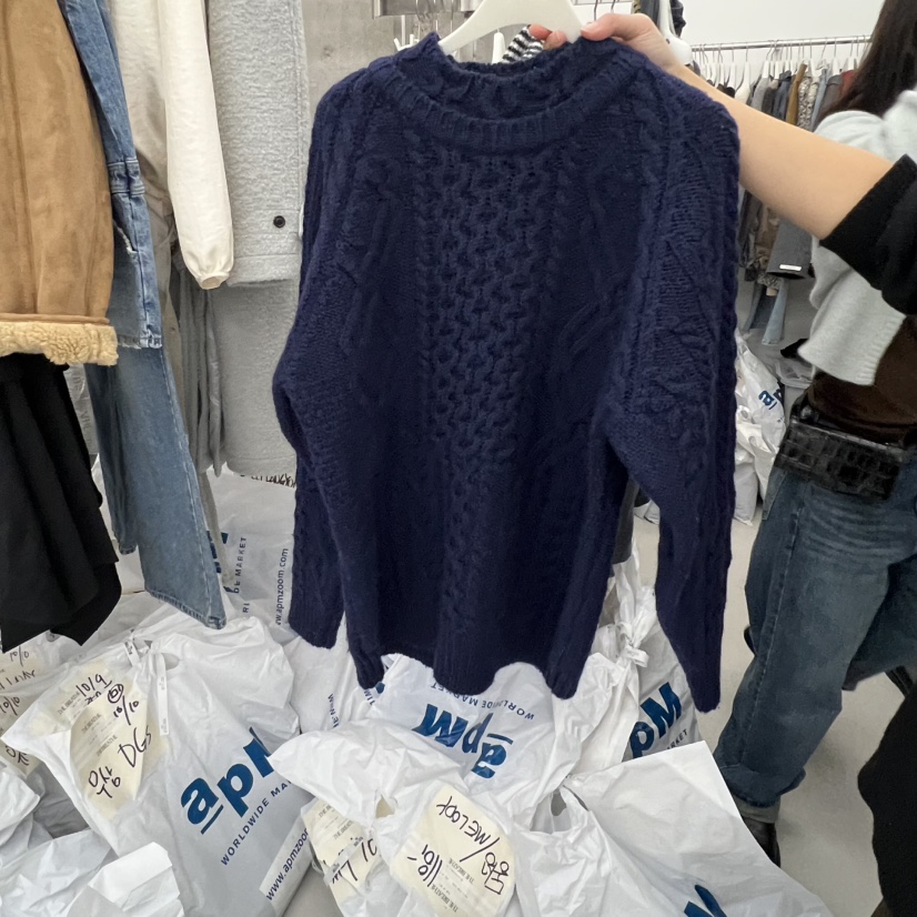 BREATHE東大門㊣直郵女士新品真品人氣熱賣時尚針織衫不含圍巾BREATHE針織衫