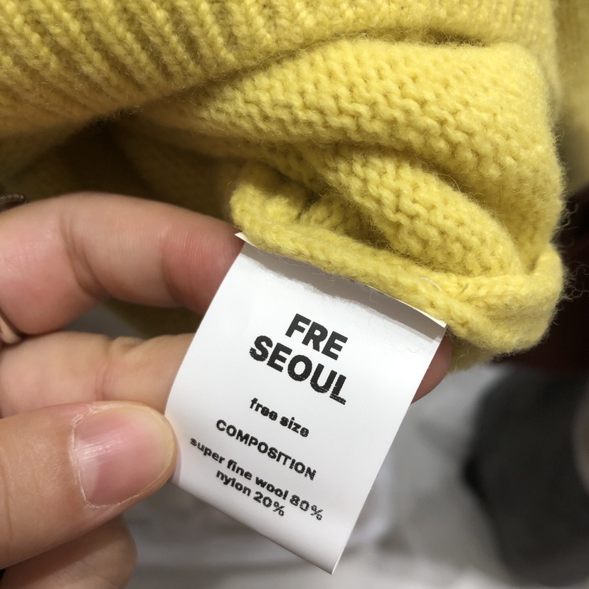 FRE東大門㊣實拍女士新款休閑時尚職業真品人氣推薦針織衫V領FRE針織衫