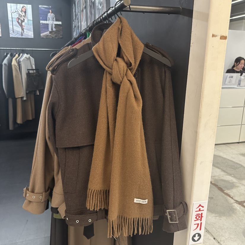 PROJECT WAVE-P韓國直郵㊣女裝新品時尚人氣休閑圍巾披肩PROJECT WAVE圍巾/披肩圖色8