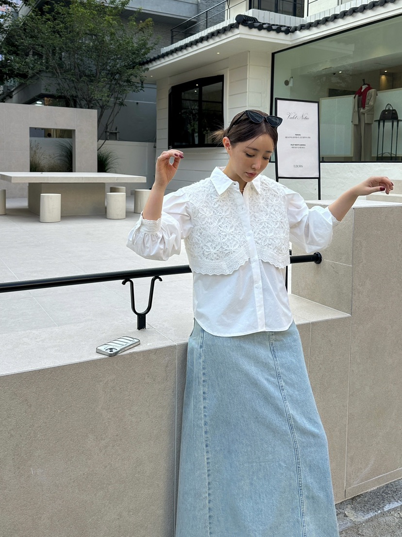 81 MARKET-L東大門㊣代購女裝新款熱賣時尚人氣襯衫蕾絲衫81 MARKET-L襯衫/蕾絲衫