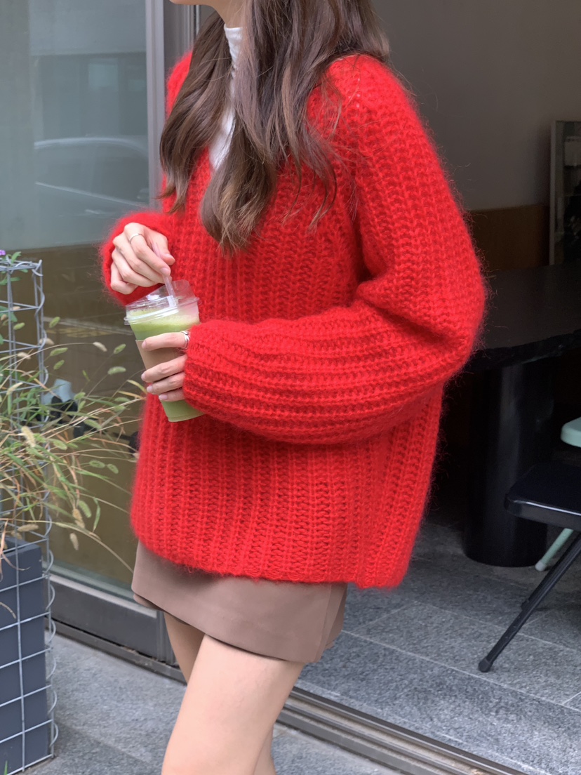 BAKING POWDER韓國直郵㊣女裝新款職業推薦真品針織衫羊駝BAKING POWDER針織衫
