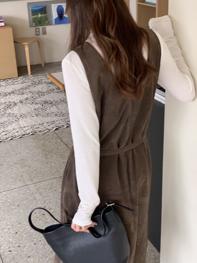 BAKING POWDER東大門㊣直郵女士新品人氣職業連衣裙含腰帶BAKING POWDER連衣裙