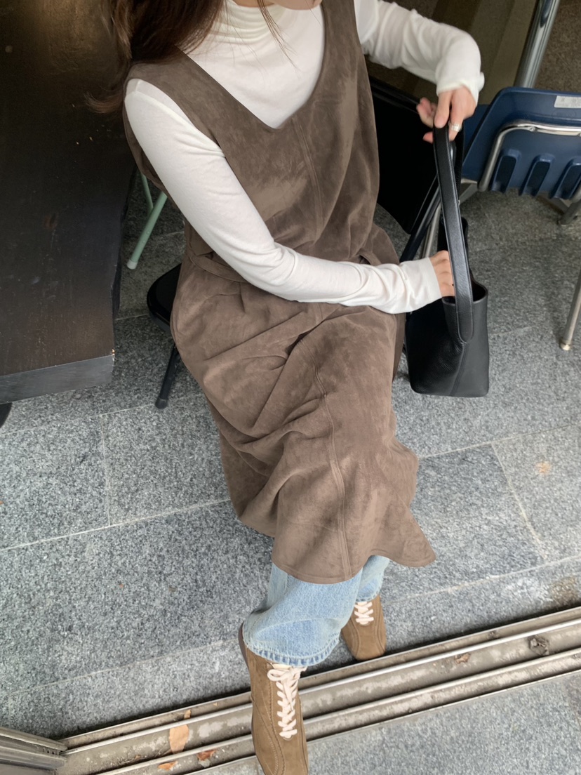 BAKING POWDER東大門㊣直郵女士新品人氣職業連衣裙含腰帶BAKING POWDER連衣裙
