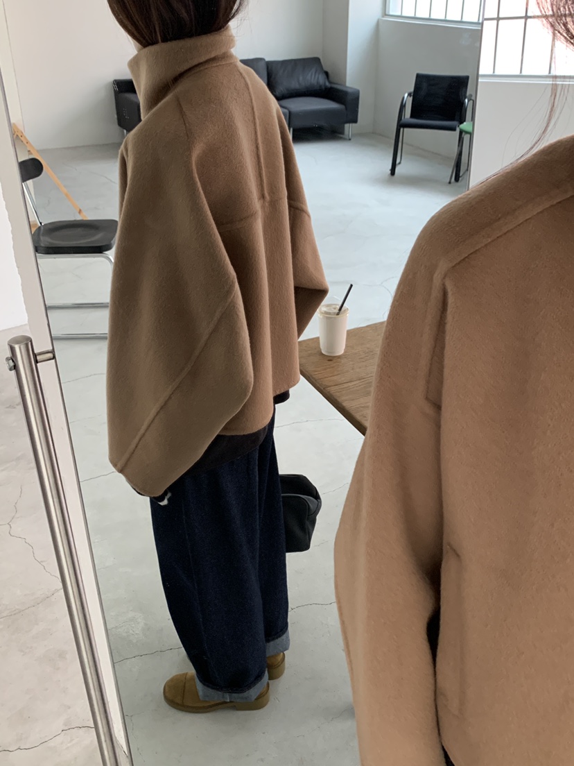 LOGARDEN東大門㊣直郵女士新款休閑熱賣人氣職業25秋冬短款大衣LO GARDEN短款大衣