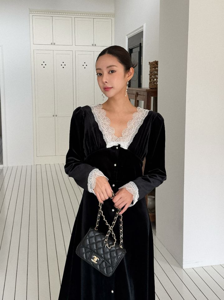 CATS韓國代購㊣女裝新款25秋冬人氣休閑時尚真品職業連衣裙CAT.S連衣裙