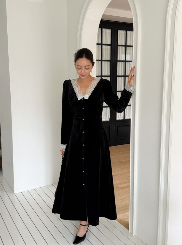 CATS韓國代購㊣女裝新款25秋冬人氣休閑時尚真品職業連衣裙CAT.S連衣裙
