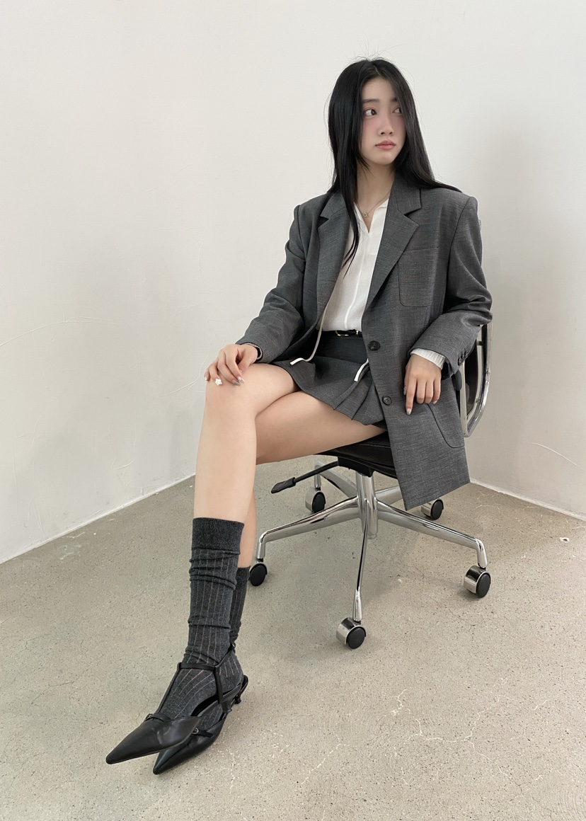 BOHEME韓國直郵㊣女裝新品25秋冬時尚人氣休閑職業熱賣夾克BOHEME夾克