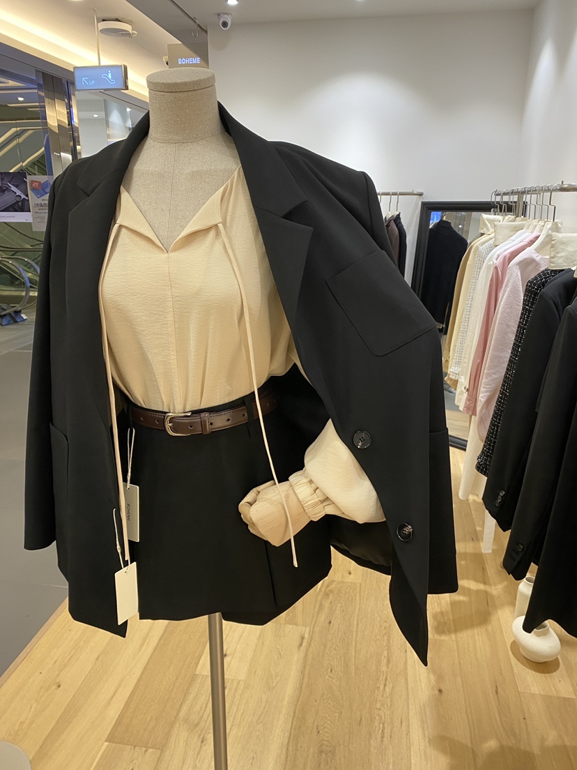 BOHEME東大門㊣代購女裝新品休閑25秋冬推薦時尚人氣真品裙褲BOHEME裙褲