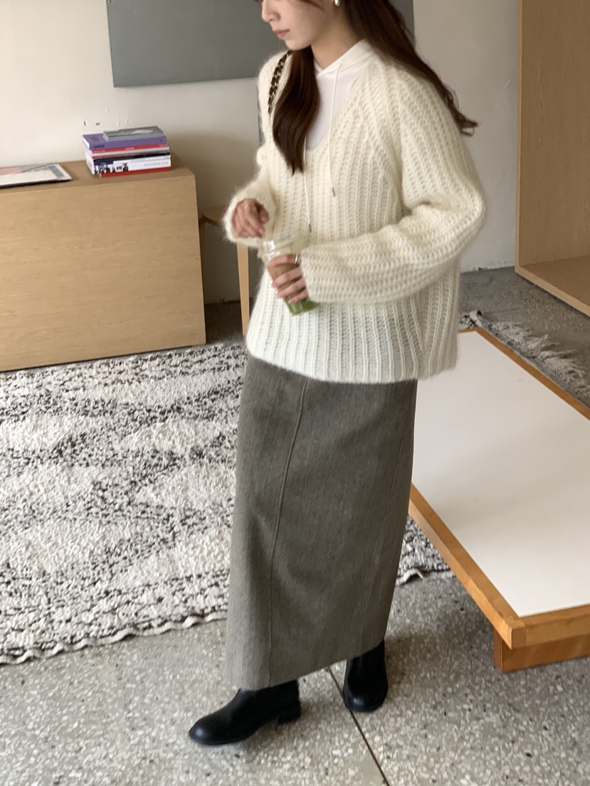 BAKING POWDER東大門㊣代購女裝新款真品職業休閑25秋冬長裙棉BAKING POWDER長裙