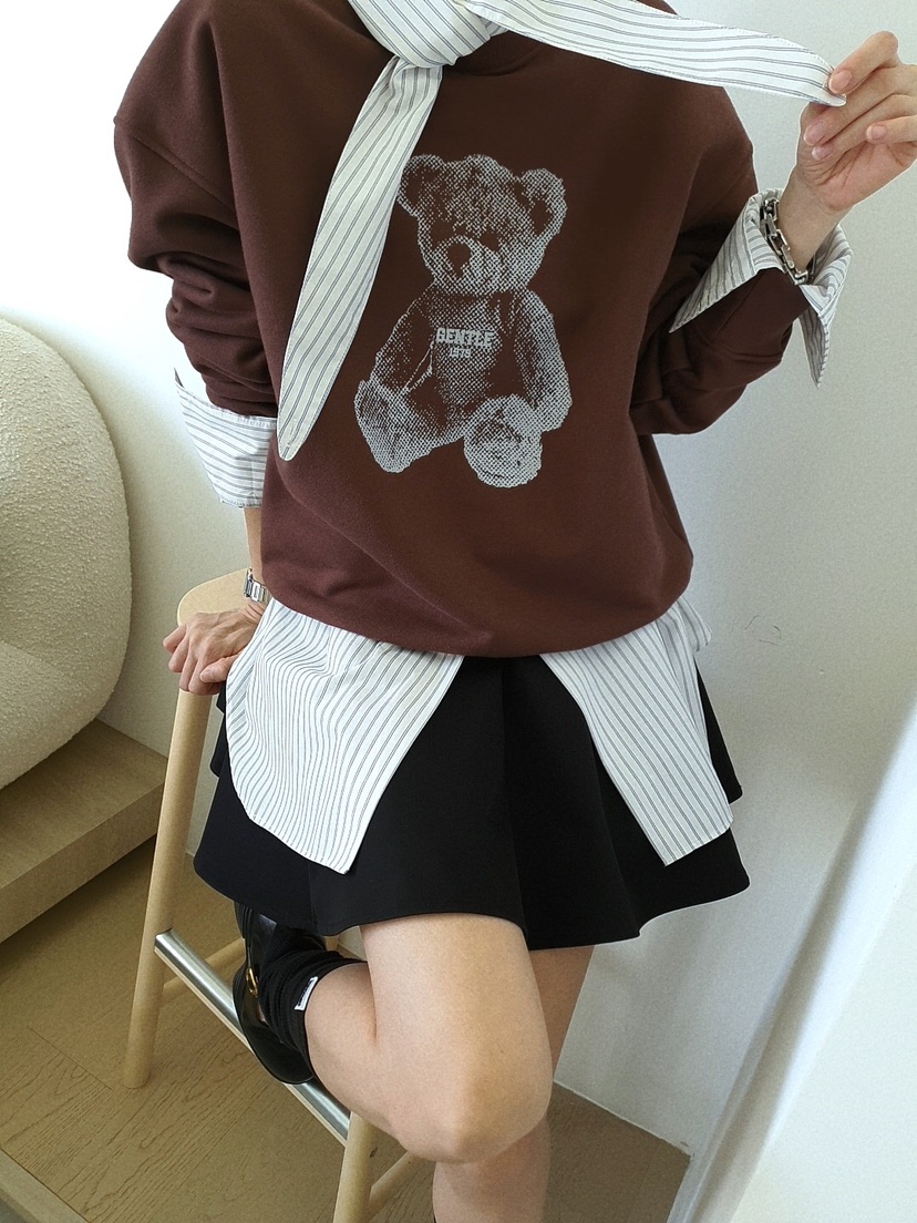 GENTLE B/LOVENTINA韓國代購㊣女裝新品25秋冬職業人氣衛衣GENTLE B/LOVENTINA衛衣