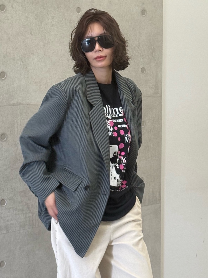 PARIS MATCH東大門㊣代購女士新品人氣推薦休閑時尚夾克格紋PARIS MATCH夾克