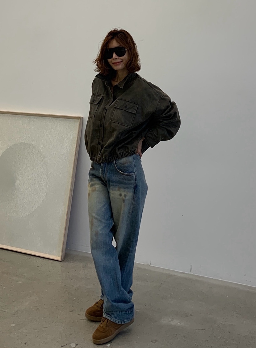 PARIS MATCH東大門㊣代購女裝新品推薦真品時尚人氣夾克破洞PARIS MATCH夾克