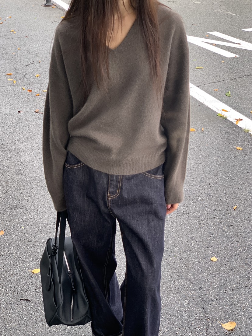 LOGARDEN東大門㊣代購女裝新款真品推薦25秋冬休閑針織衫浣熊LO GARDEN針織衫