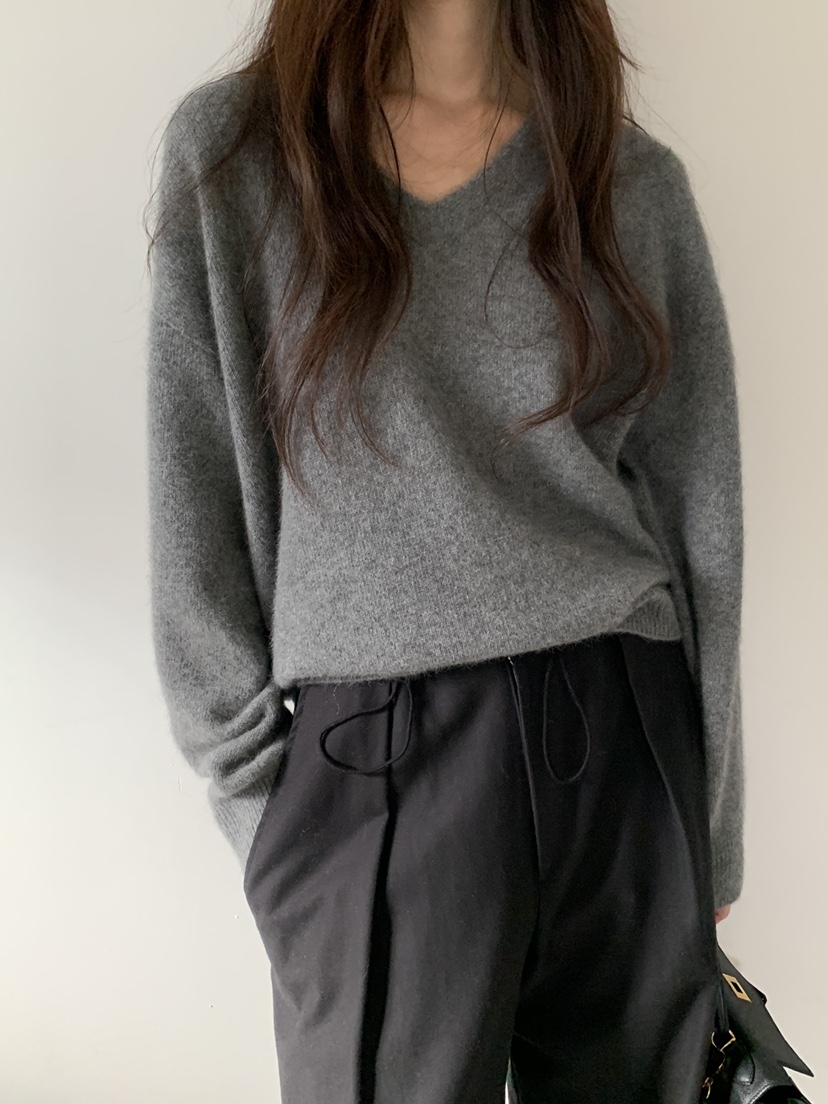 LOGARDEN東大門㊣代購女裝新款真品推薦25秋冬休閑針織衫浣熊LO GARDEN針織衫圖色2