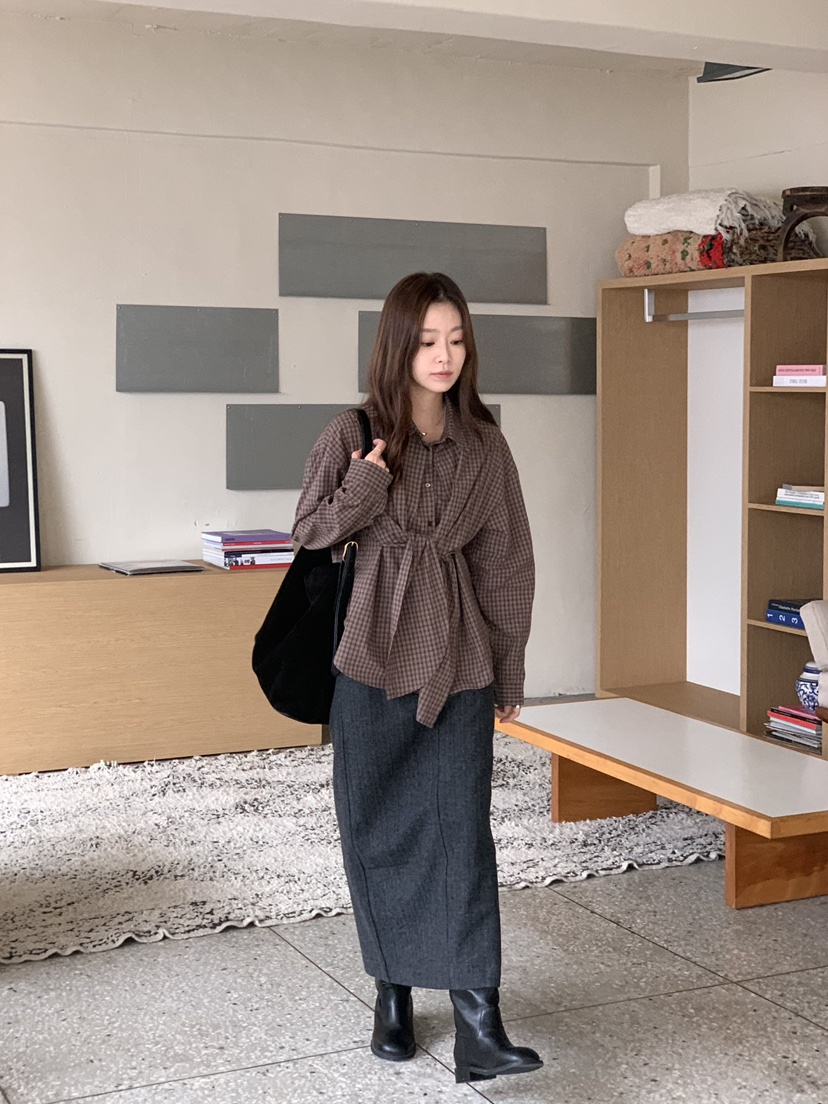 BAKING POWDER東大門㊣代購女裝新品25秋冬人氣襯衫蕾絲衫BAKING POWDER襯衫/蕾絲衫