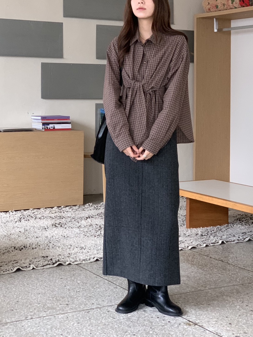 BAKING POWDER東大門㊣代購女裝新品25秋冬人氣襯衫蕾絲衫BAKING POWDER襯衫/蕾絲衫