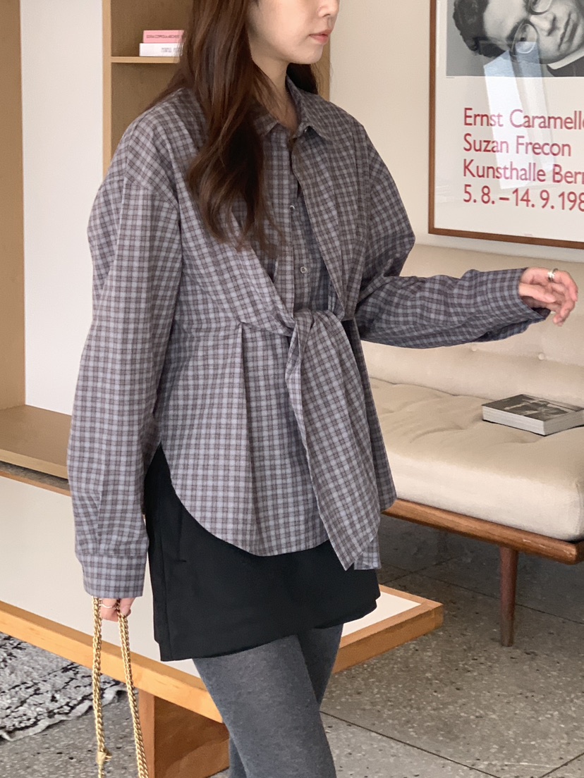 BAKING POWDER東大門㊣代購女裝新品25秋冬人氣襯衫蕾絲衫BAKING POWDER襯衫/蕾絲衫