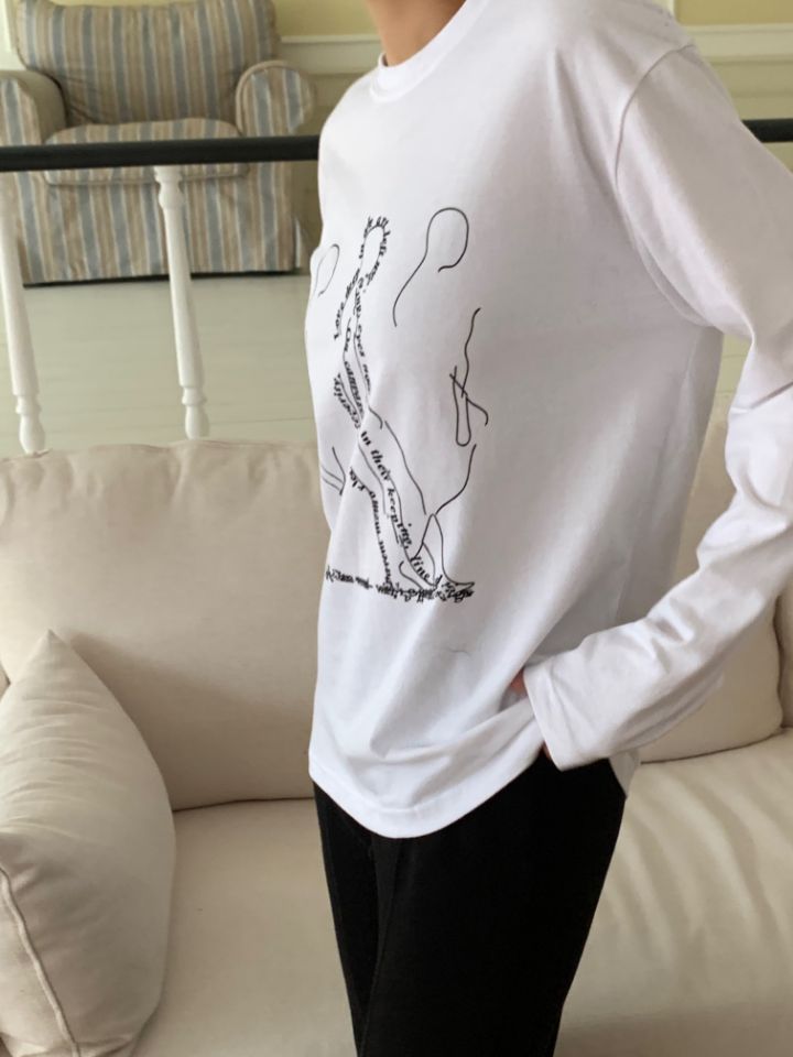 DOIT韓國直郵㊣女裝新款人氣休閑真品熱賣推薦時尚職業長袖T恤DOIT長袖T恤