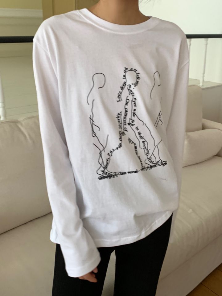 DOIT韓國直郵㊣女裝新款人氣休閑真品熱賣推薦時尚職業長袖T恤DOIT長袖T恤