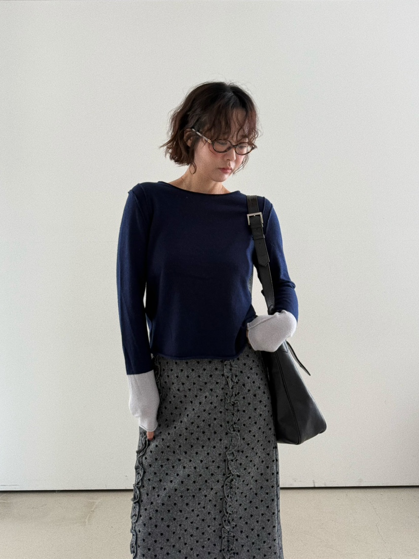 OLI SEOUL東大門㊣直郵女裝新品25秋冬推薦時尚半身裙中短裙OLI SEOUL半身裙/中短裙