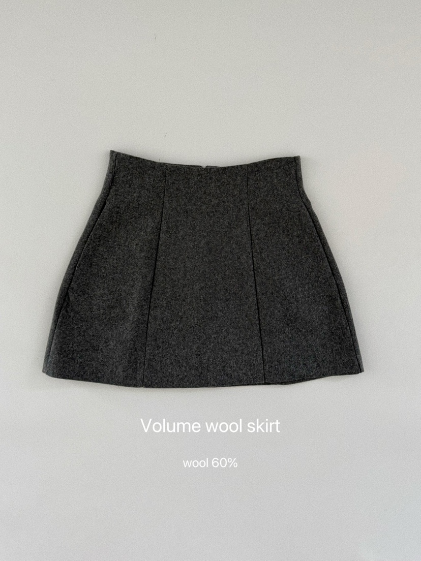 OLI SEOUL韓國代購㊣女裝新品推薦時尚真品休閑熱賣短裙羊毛OLI SEOUL短裙圖色3