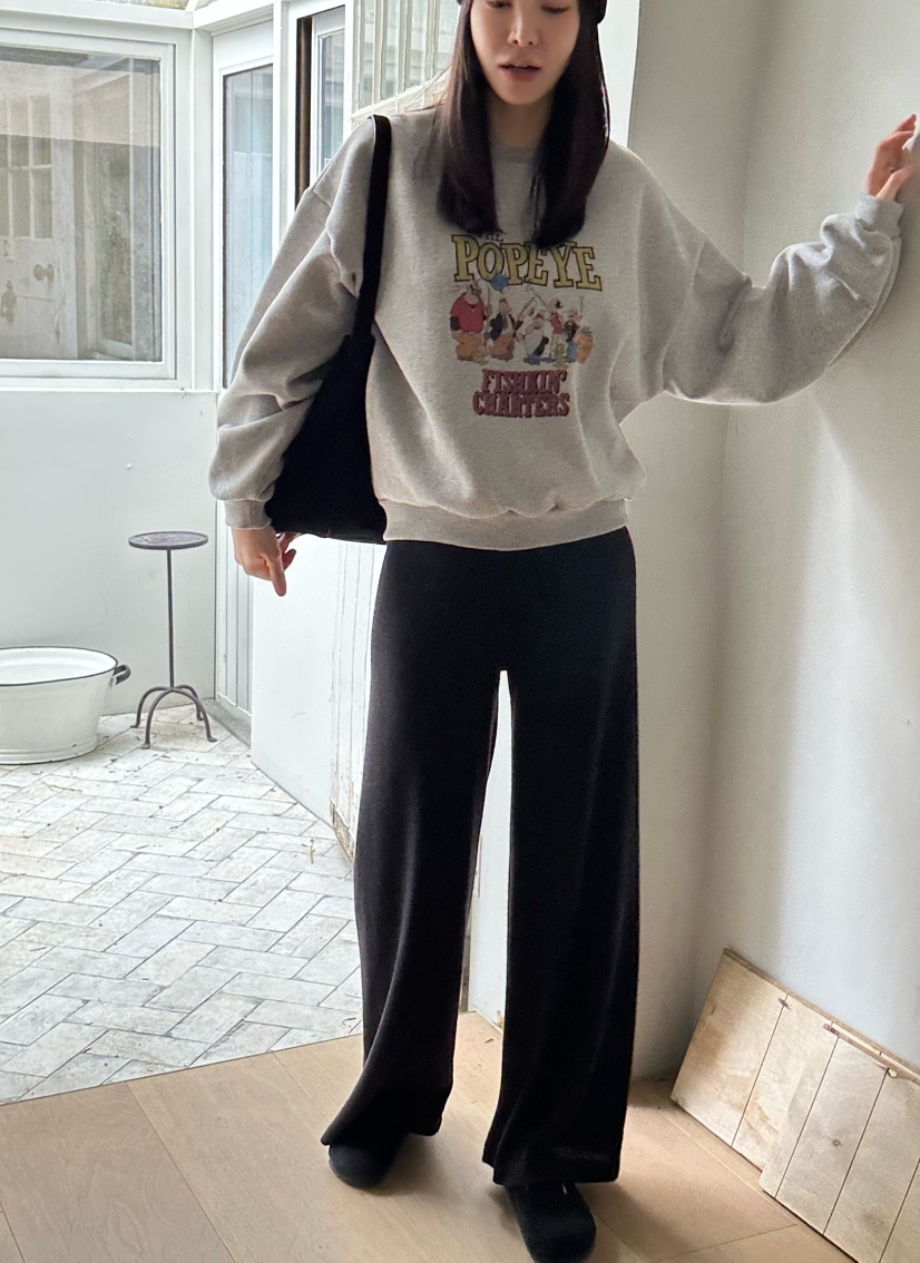 LE VASE東大門㊣代購女士新品休閑熱賣時尚推薦休閑褲柔軟LE VASE休閑褲