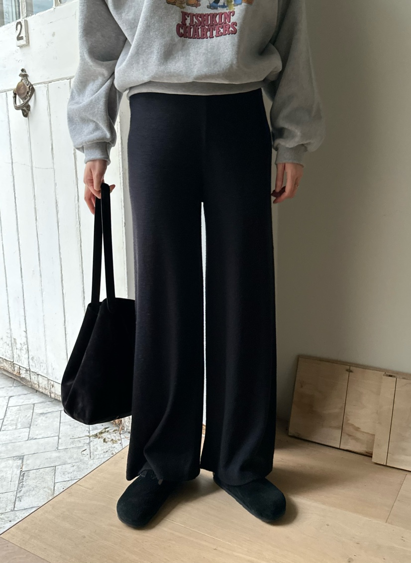 LE VASE東大門㊣代購女士新品休閑熱賣時尚推薦休閑褲柔軟LE VASE休閑褲圖色1