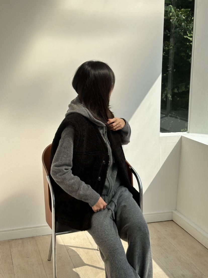 LE VASE韓國代購㊣女士新款真品熱賣職業人氣馬甲兩面可穿LE VASE馬甲