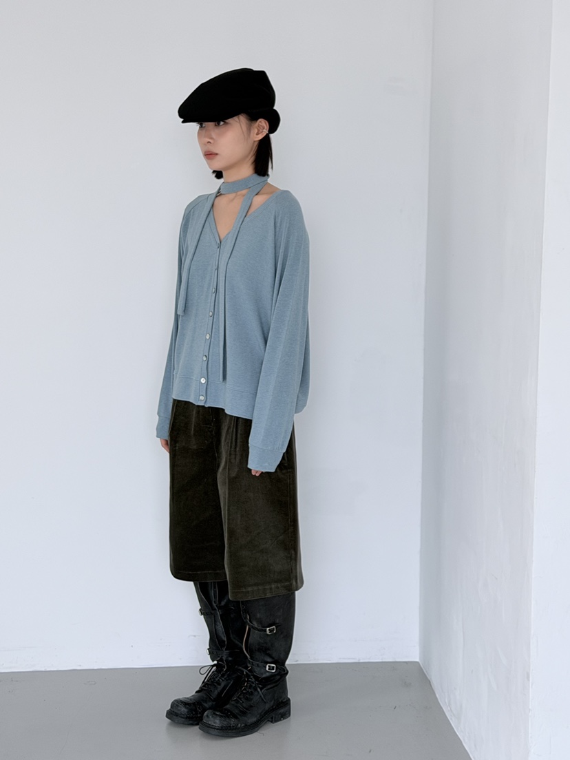 KARE/WEREPIECE韓國代購㊣女士新品休閑職業熱賣針織衫含脖帶KARE/WEREPIECE針織衫