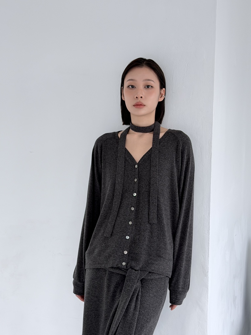 KARE/WEREPIECE韓國代購㊣女士新品休閑職業熱賣針織衫含脖帶KARE/WEREPIECE針織衫
