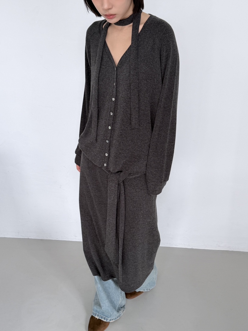 KARE/WEREPIECE韓國代購㊣女士新品休閑職業熱賣針織衫含脖帶KARE/WEREPIECE針織衫