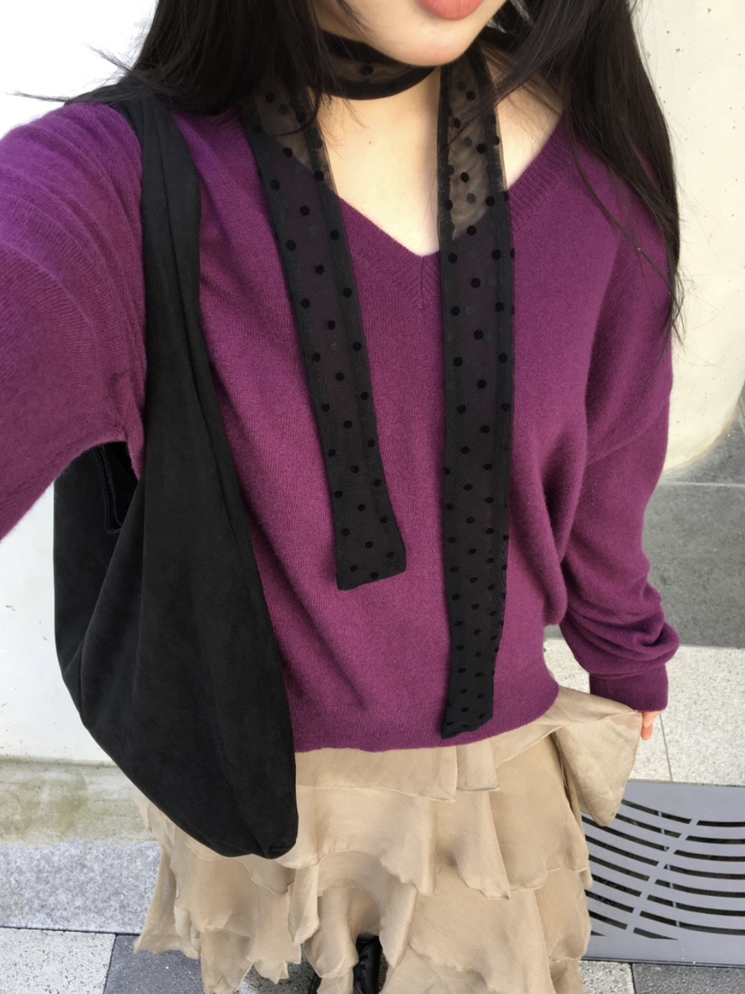 WOOD韓國代購㊣女士新款真品時尚人氣推薦25秋冬針織衫羊絨WOOD針織衫