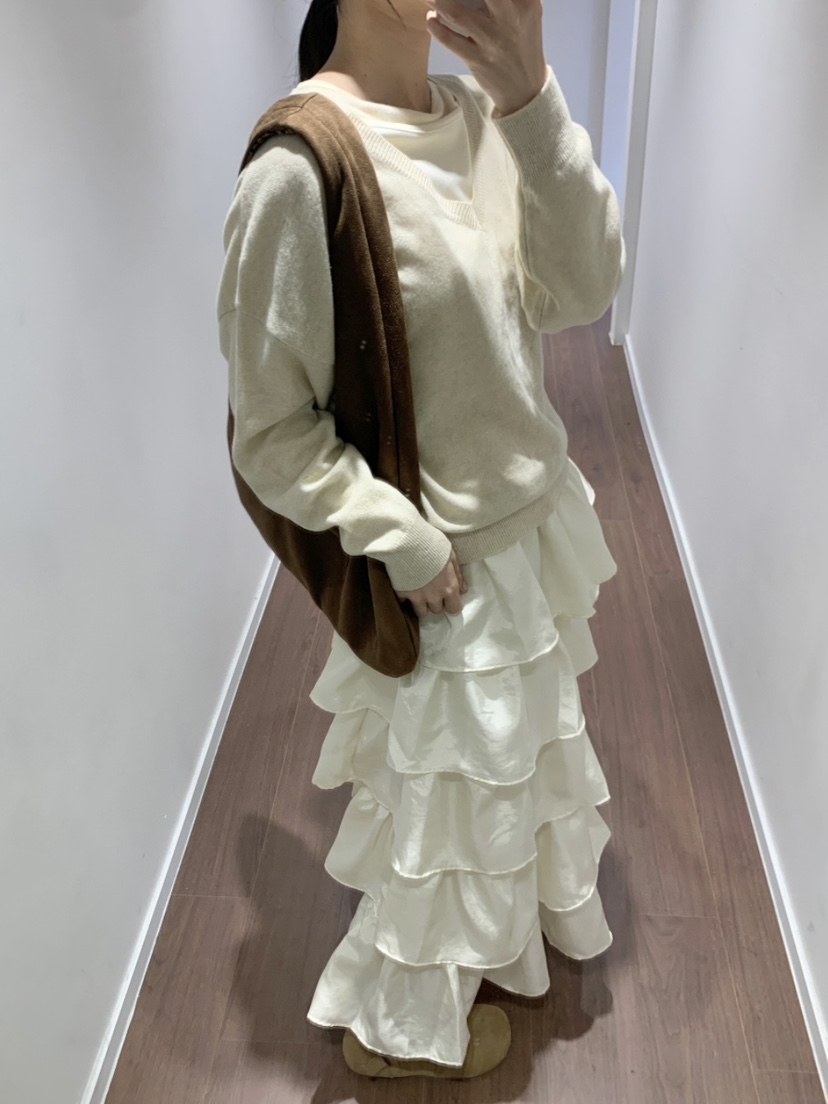 WOOD韓國代購㊣女士新款真品時尚人氣推薦25秋冬針織衫羊絨WOOD針織衫