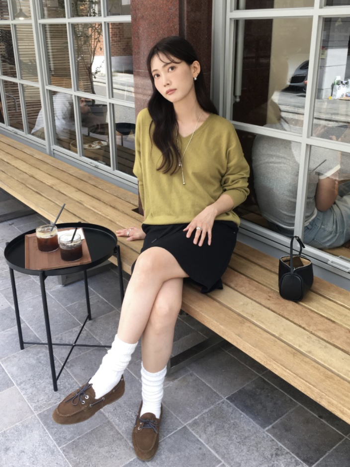 WOOD韓國代購㊣女士新款真品時尚人氣推薦25秋冬針織衫羊絨WOOD針織衫