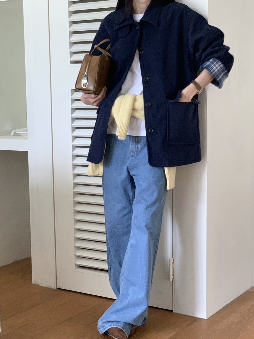WOOD東大門㊣代購女裝新品推薦人氣真品熱賣休閑25秋冬夾克WOOD夾克