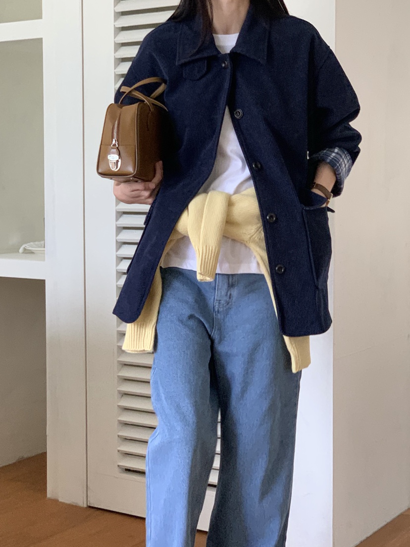 WOOD東大門㊣代購女裝新品推薦人氣真品熱賣休閑25秋冬夾克WOOD夾克