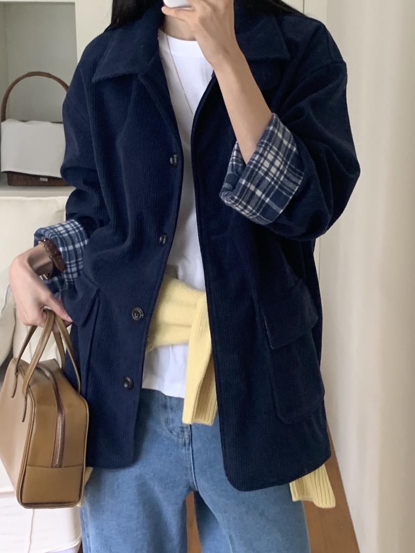 WOOD東大門㊣代購女裝新品推薦人氣真品熱賣休閑25秋冬夾克WOOD夾克