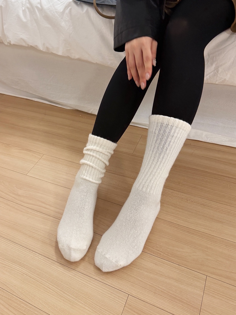 NICEALICE東大門㊣代購女裝新品人氣休閑推薦時尚襪子羊毛圓領NICEALICE襪子圖色8