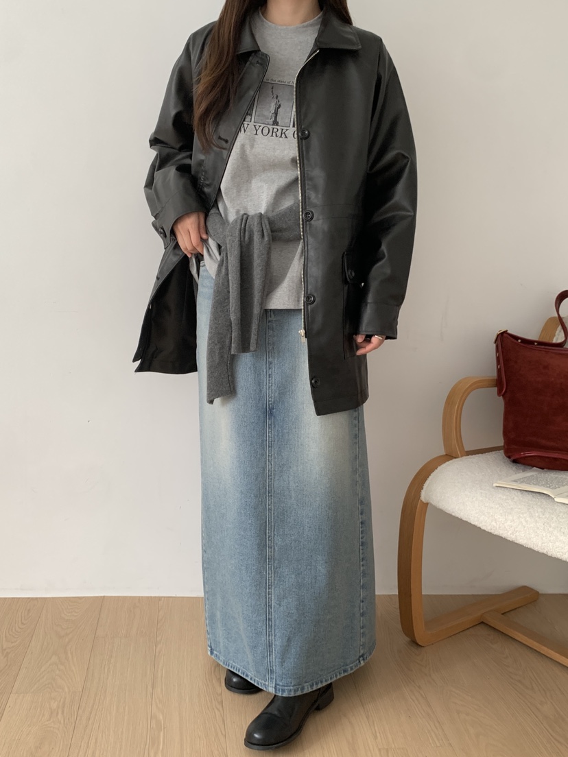 WOOD東大門㊣直郵女士新品人氣休閑熱賣推薦時尚25秋冬長裙WOOD長裙