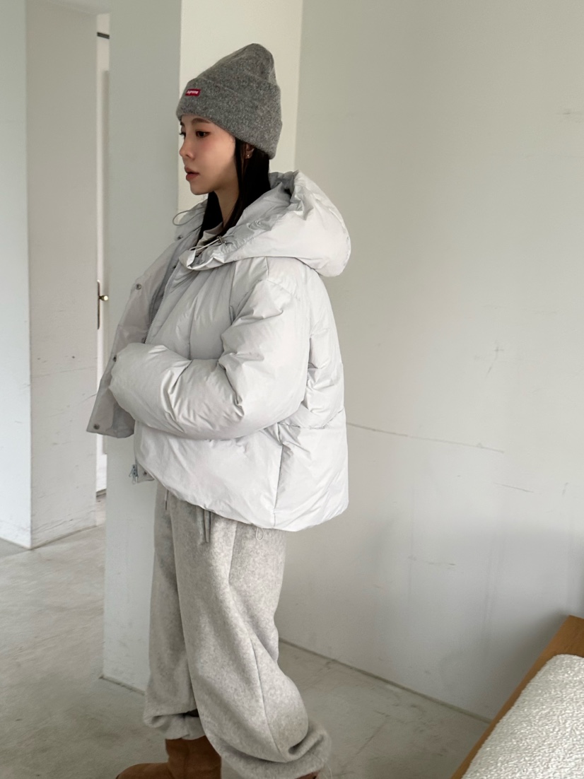 LE VASE韓國直郵㊣女士新款時尚熱賣休閑職業短款羽絨服填充LE VASE短款羽絨服