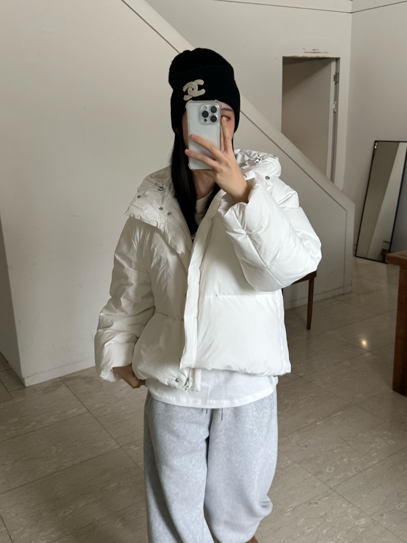 LE VASE韓國直郵㊣女士新款時尚熱賣休閑職業短款羽絨服填充LE VASE短款羽絨服圖色3