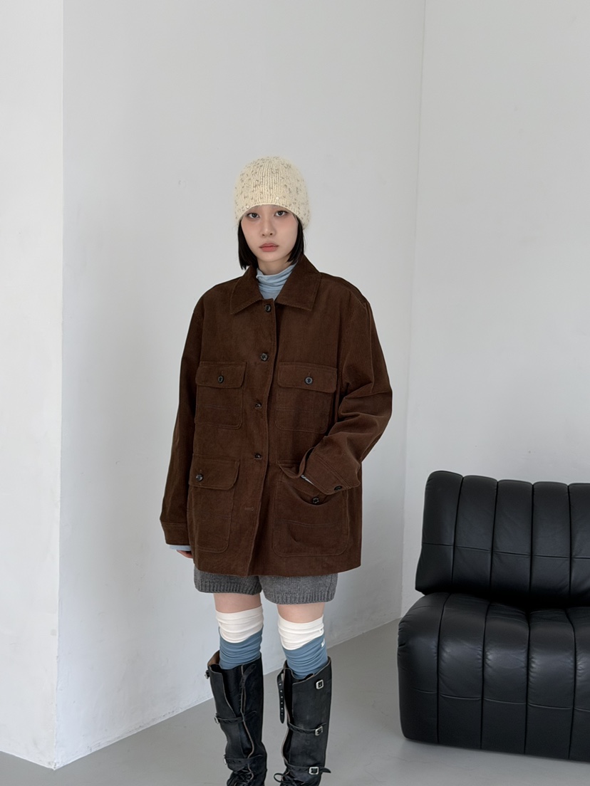 KARE/WEREPIECE韓國直郵㊣女士新品職業25秋冬推薦夾克燈芯絨KARE/WEREPIECE夾克