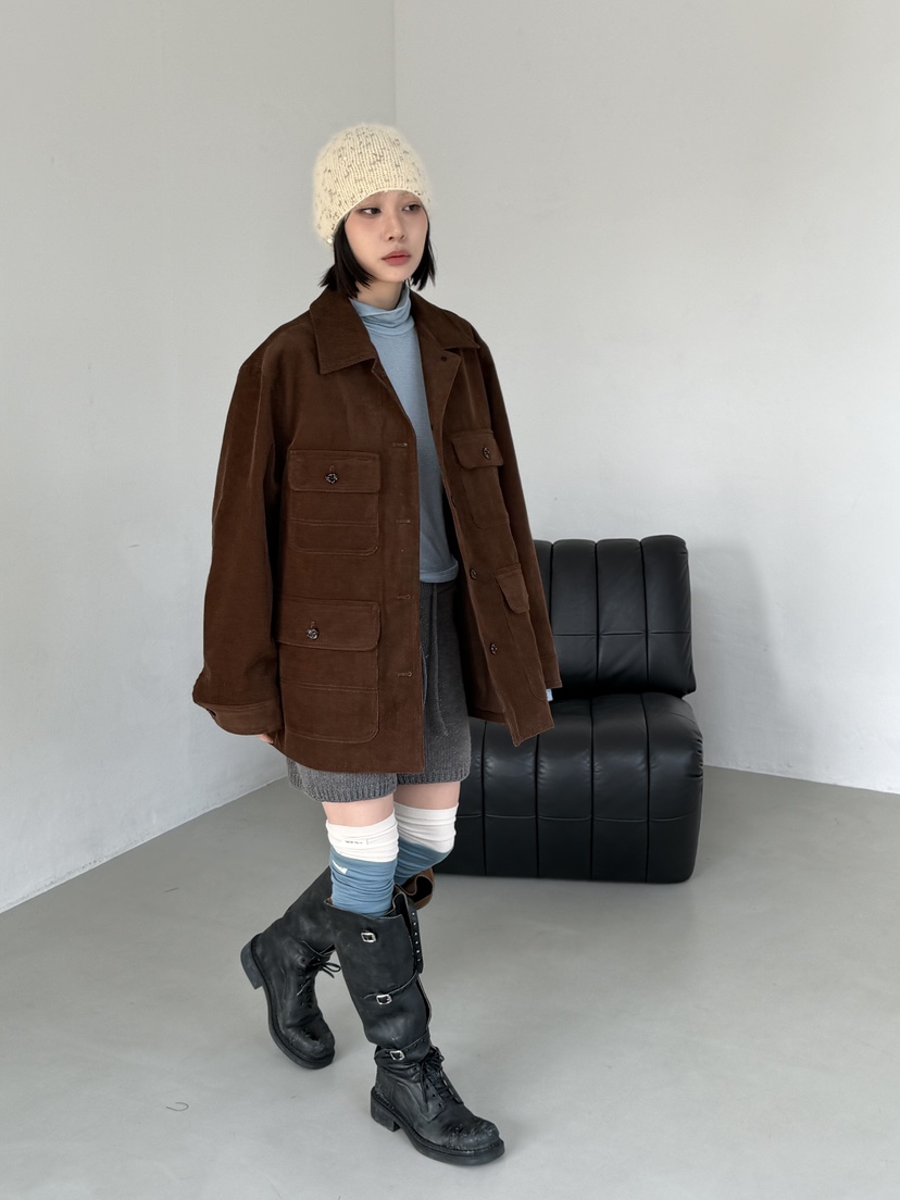 KARE/WEREPIECE韓國直郵㊣女士新品職業25秋冬推薦夾克燈芯絨KARE/WEREPIECE夾克