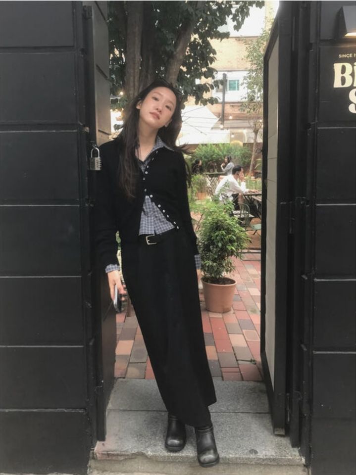 LIVE FOREVER東大門㊣直郵女士新款人氣職業推薦真品熱賣長裙LIVE FOR_EVER長裙