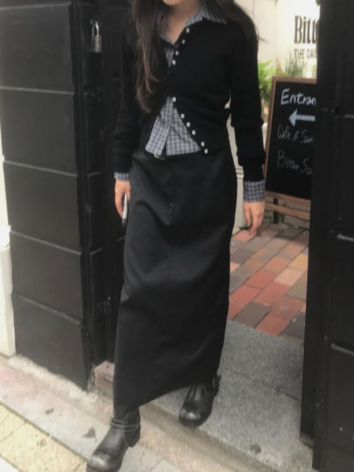 LIVE FOREVER東大門㊣直郵女士新款人氣職業推薦真品熱賣長裙LIVE FOR_EVER長裙